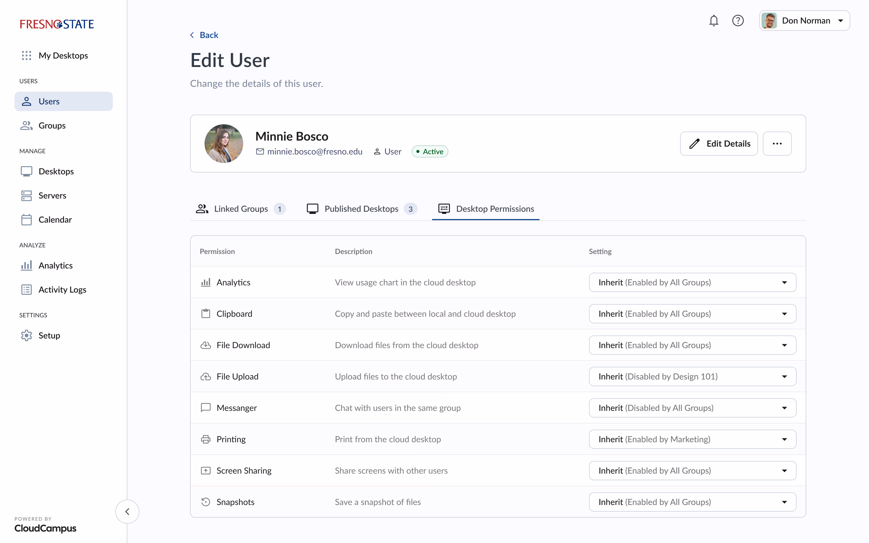 Tru platform user guidance user interface