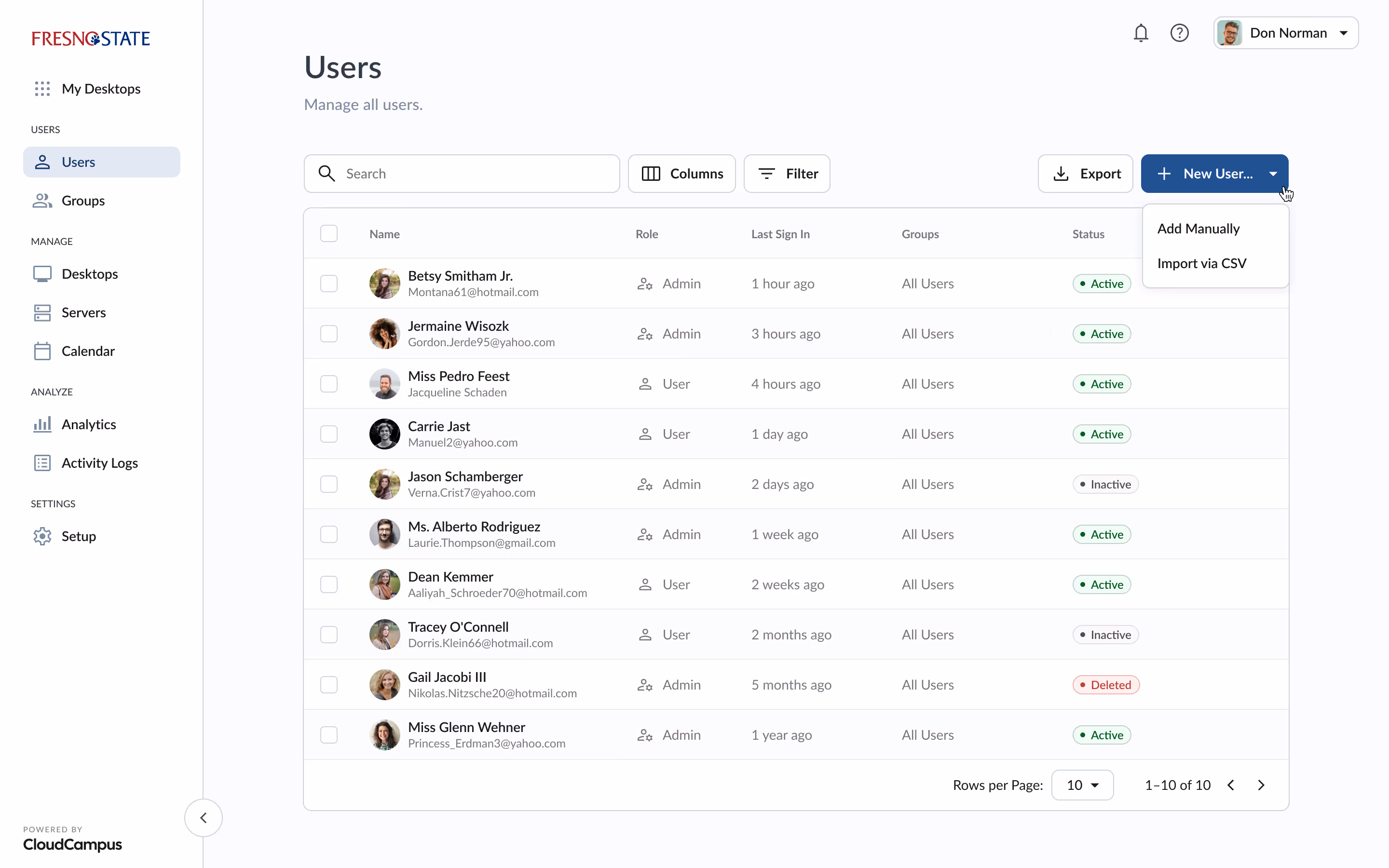Tru platform user guidance user interface